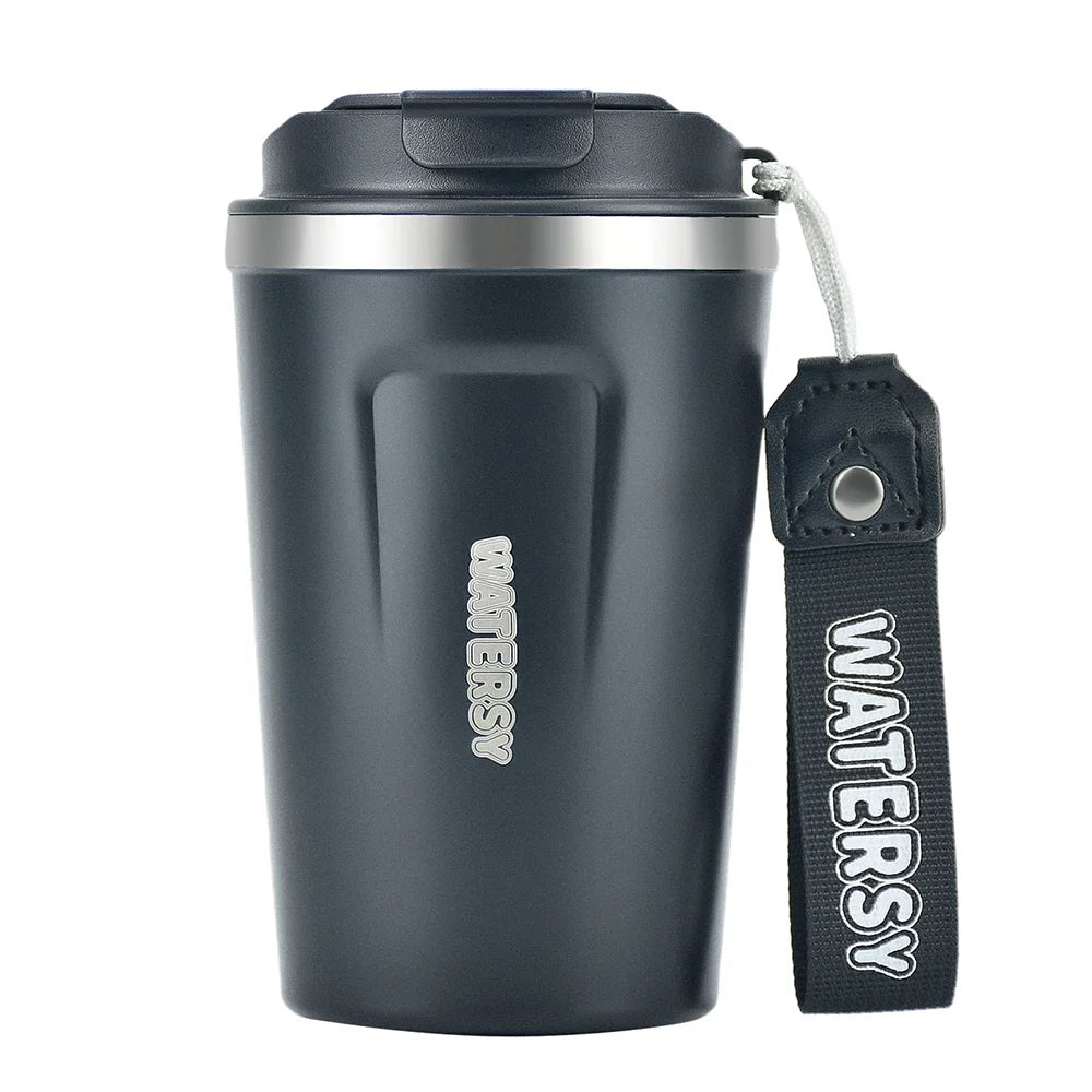 380ML Coffee Cup Stainless Steel Thermal Mug Double Wall Vacuum Insulated Water Bottle Office Home Portable Travel Car Mug