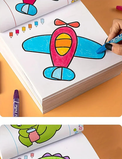 160 Pages of Painting And Graffiti Coloring Book to Learn Art, Painting, Enlightenment, And Improve Understanding Ability