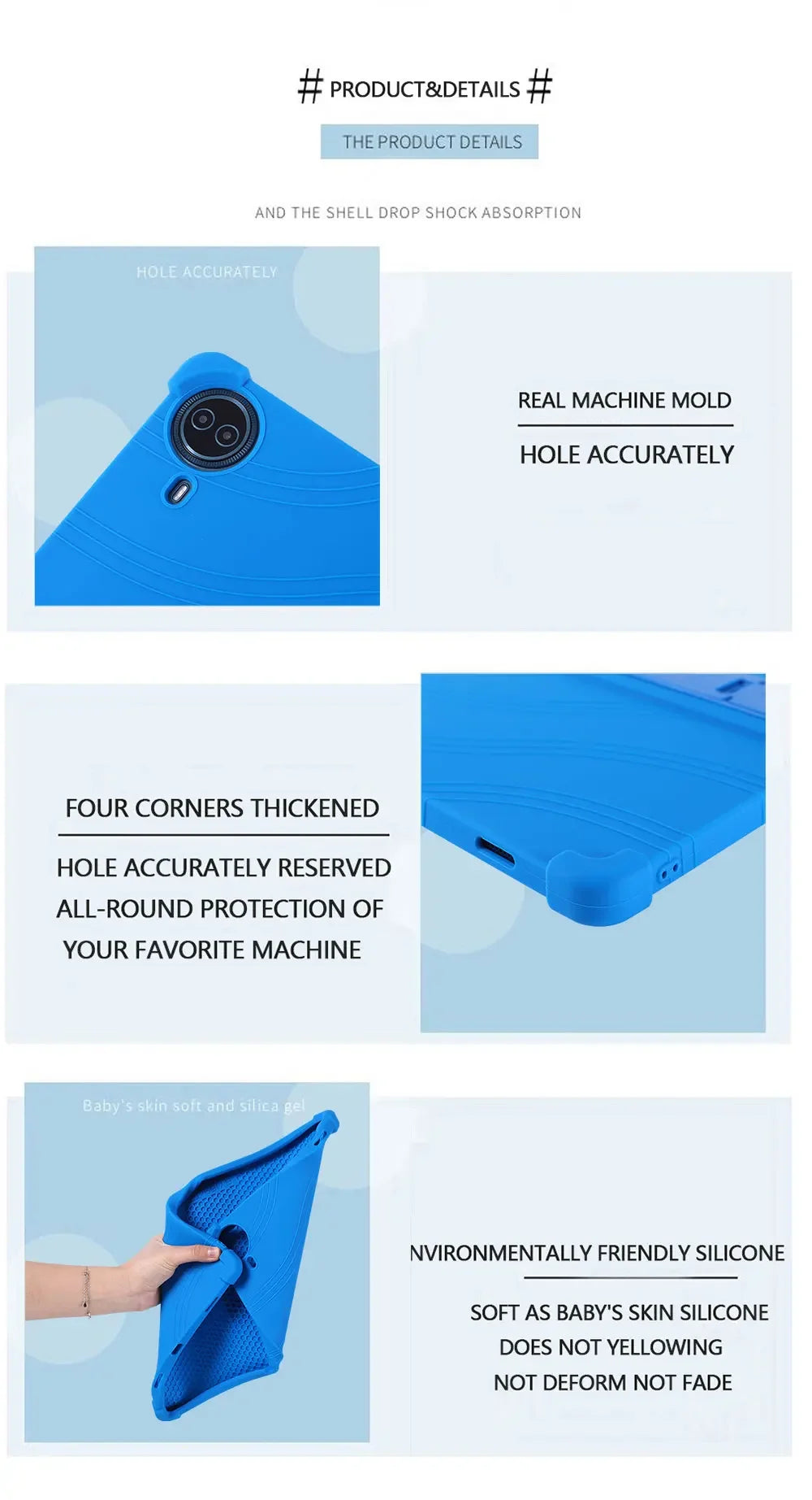 For 2025 New 14 Inch Big Screen Tablet  Case Protective cover Soft Silicone  Shockproof Adjustable Stand sleeve Shell