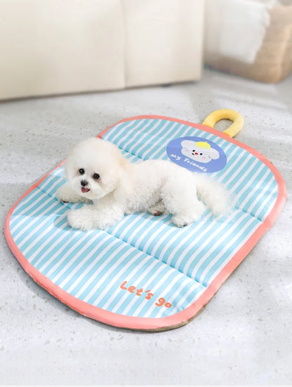Upgraded 2025 Dog & Cat  Pet Sleep Pad bed - Waterproof Anti-Slip Foldable  Multi-Function Outdoor/Indoor