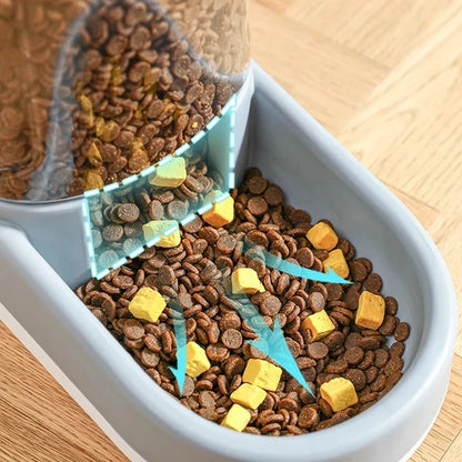 & Dog Cat Automatic Gravity Pet Feeder Large capacity Drinking Water Device Dog Cat Food Save effort Pet Drinking Accessory