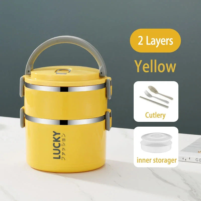 Portable Lunch Box Thermo Insulation Bento Thermos Containers Bento Bag Food Warmer for Kids Food Containers