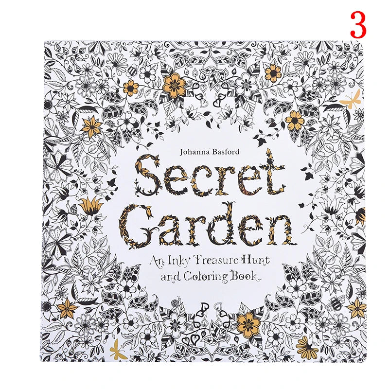 Coloring Book For Children Adult Relieve Stress Kill Time Painting Art Book Anti-Stress Magic Forest Fantasy Dream Wonderland