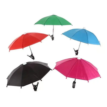 Mobile Phone Sunshade Small Umbrella Mobile Phone Holder Outdoor Portable Cover Sunshade Holder Mobile Phone Holder Accessories