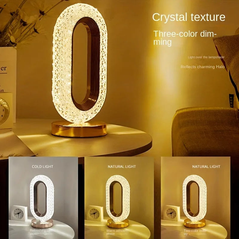 Rechargeable Led Light Bedside Ambient Light Book Reading Lamp Wireless Mood Light Living Room Birthday Decoration