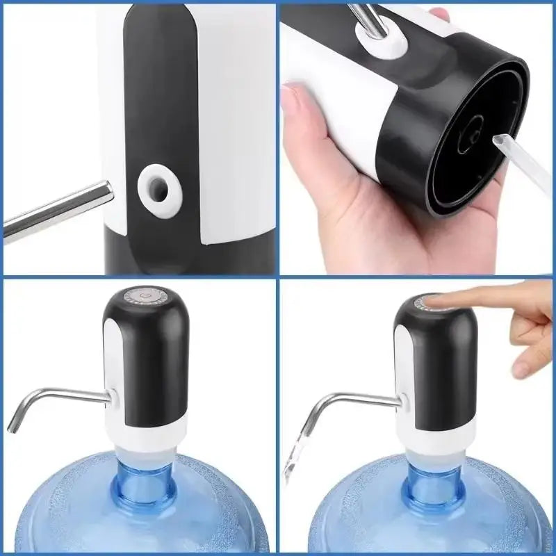 1pc  Automatic Water Bottle Pump USB Charging Water Pump One Button Automatic Switch Of Water Dispenser