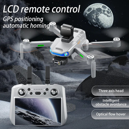 Drone professionnel AE3 Pro Max avec écran 360 ° Évitement d'obstacles sans brosse 8K double caméra 3 axes cardan quadrirotor FP