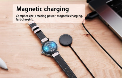 Rainbuvvy DM70 Steel Smart Watch AMLED Women Beautiful Wristwatch Supports IP68 BT Calling Sports Watch