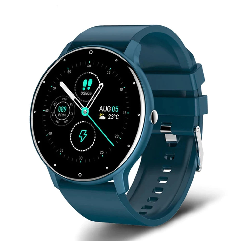 ZL02 Smart Watch Full Touch Screen Sport Fitness Watch IP67 Waterproof Bluetooth Rechargeab Smartwatch Gifts For Men and Women