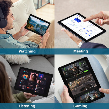 BAKEN 10.1-inch Android 13 tablet, quad-core processor, 4(2+2)GB+64GB, dual cameras, wifi, Bluetooth, 6000mAh battery