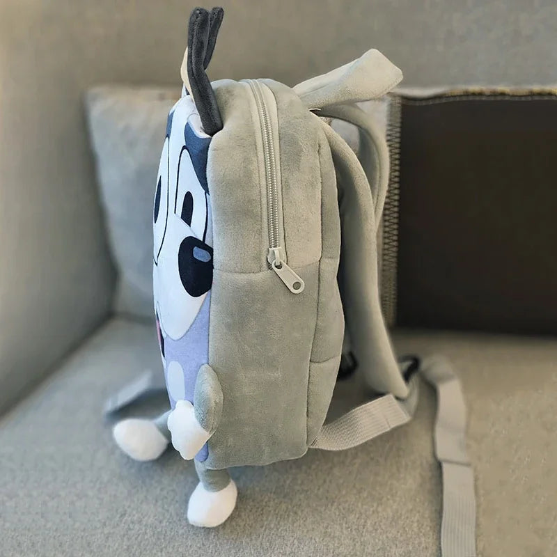 Bluey Anime Backpack Toys Bingo Muffin Cartoon Dog Mini Kindergarten Children School Bag Stuffed Plush Bag Gift For Kids