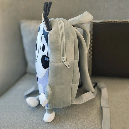 Bluey Anime Backpack Toys Bingo Muffin Cartoon Dog Mini Kindergarten Children School Bag Stuffed Plush Bag Gift For Kids
