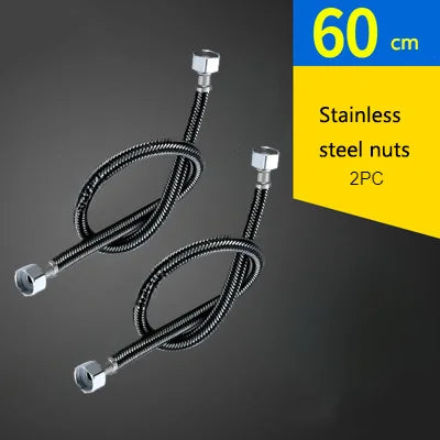 Basin Faucet Bathroom Double Hole Cold and Hot Water Tap Toilet Second Gear Sink 360° Rotating Water Mixing Valve Accessories
