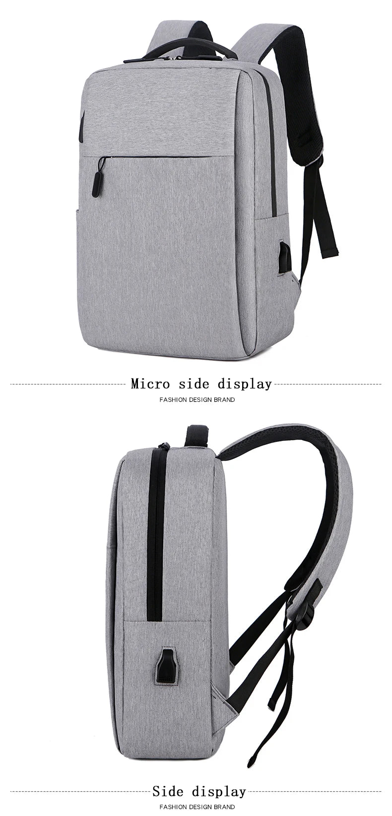 Lightweight Business Laptop Backpack, 13 Inch, 14 Inch, 15 Inch Computer Backpack, MEN'S AND WOMEN'S Travel Backpack, Student BA