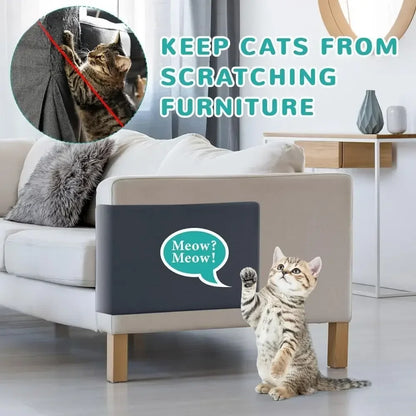 Cat Scratching Mat Self-Adhesive Trimmable Carpet Cat Scratching Post Carpet for Anti-scratching Sofa Furniture Protection