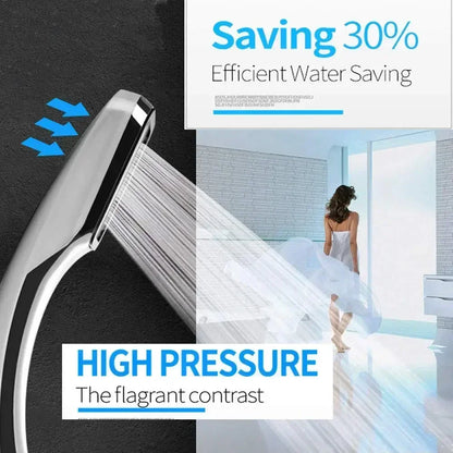 Upgraded High Pressure 300 Holes Rainfall Shower Head Water Saving Spray Nozzle Bathroom Shower Accessories for Home