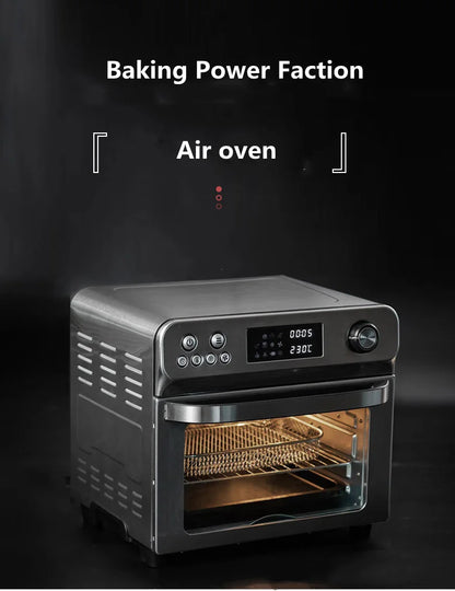 Intelligent automatic household visual stainless steel electric fryer oven