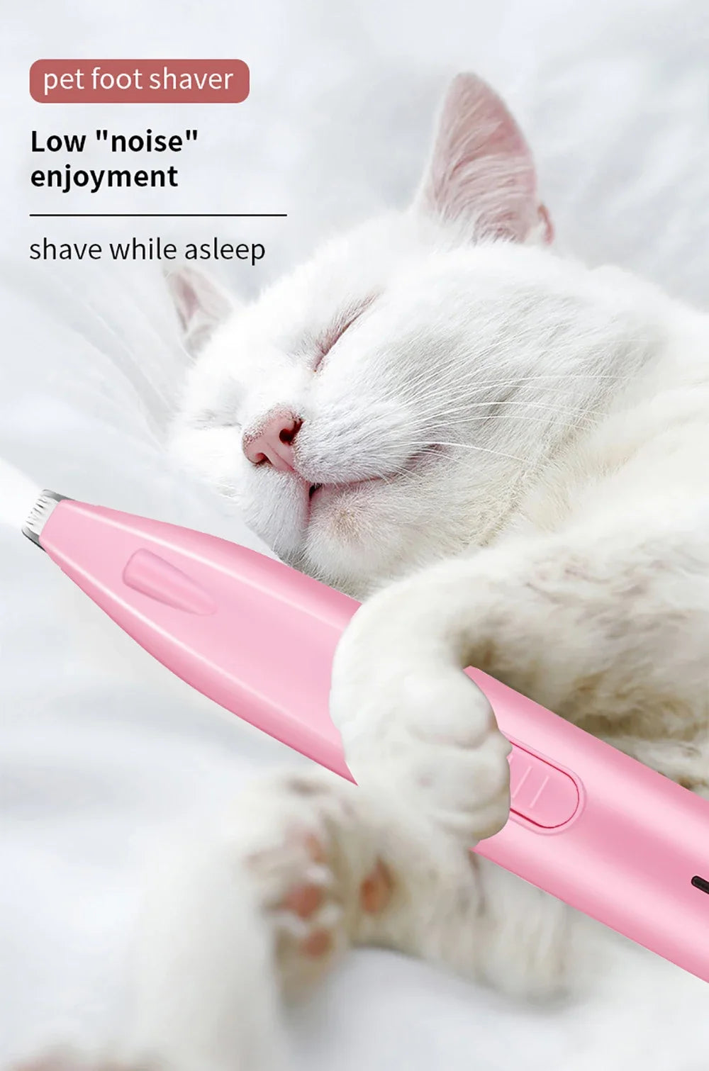 Dog Hair Trimmer Electric Dog Cutter Professional Pet Foot Hair Trimmer Professional Pet Nose/Ear/Paw Trimmer Accessories