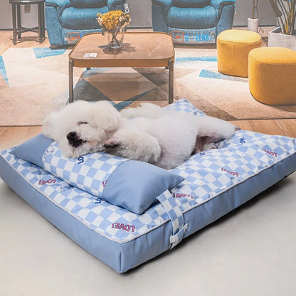 Removable and Washable Dog Bed Summer Cat Bed Seasonal Universal Pet Mat Dog Mat Sleeping Mat Pet Supplies