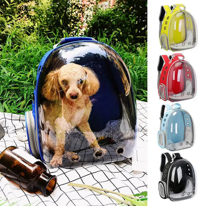 Pet Backpack for Cats Breathable Cat Bubble Backpack Portable Pet Space Capsule for Travel Hiking Camping Essential Pet Travel