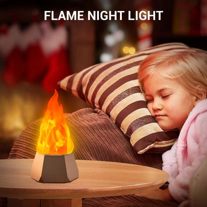 Halloween Flame Atmosphere Light LED Lava Light Wireless Decorative Light Bar Party Decoration Christmas Party Atmosphere Light
