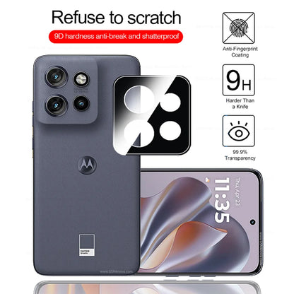 Edge50Neo Glass 1-3Pcs 3D Black Tempered Glass Curved Camera Protector For Motorola Edge 50 Neo Lens Film Moto Edge50 Edge 50Neo