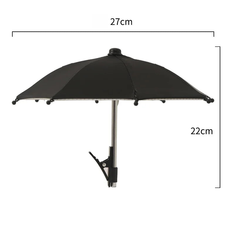 Mobile Phone Sunshade Small Umbrella Mobile Phone Holder Outdoor Portable Cover Sunshade Holder Mobile Phone Holder Accessories