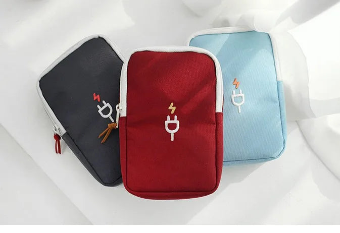 Travel Portable Charger Headphone Cable Digital Bag Storage Bag Travel Gadget Organizer Bag Electronics Accessories Storage Case