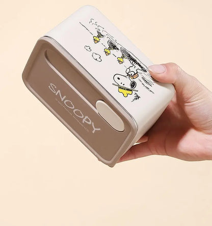 Cute Snoopy cartoon insulation lunch box multi-layer convenient to carry 304 stainless steel large capacity lunch box gift