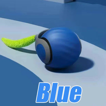 Smart Interactive Cat Toys Ball Auto Electric Rolling Ball Toys for Cat Kitty Pet Automatic Training USB Rechargeable Cat Toy