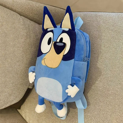 Bluey Anime Backpack Toys Bingo Muffin Cartoon Dog Mini Kindergarten Children School Bag Stuffed Plush Bag Gift For Kids