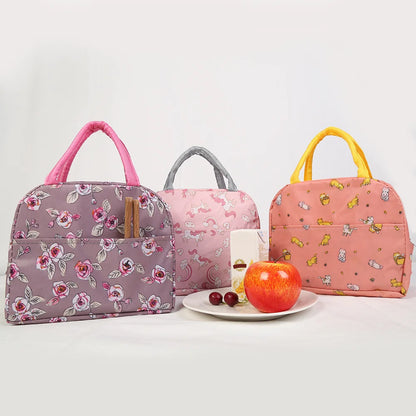 Lunch Box Thermal Insulation Lunch Bag Multifunctional Kid School Lunch Bags Picnic Food Pouch