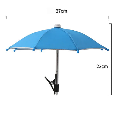 Mobile Phone Sunshade Small Umbrella Mobile Phone Holder Outdoor Portable Cover Sunshade Holder Mobile Phone Holder Accessories