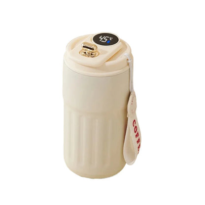 450ml Thermal Mug Thermos Bottle Smart Display Temperature  Stainless Steel Vacuum Cup Office Coffee Cup Business Portable