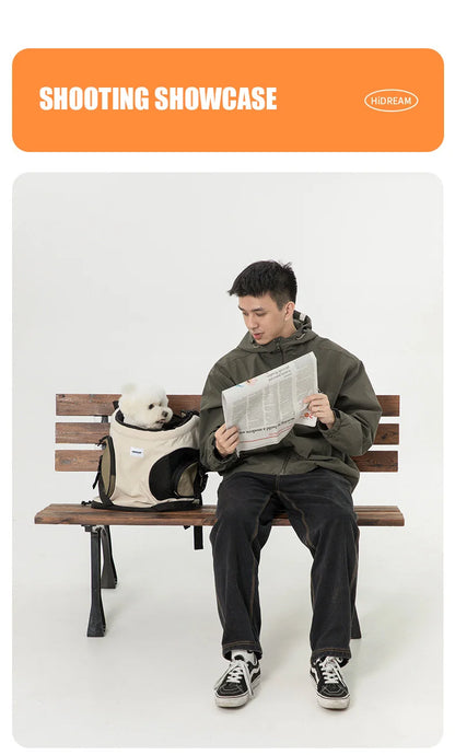 Pet Chest Backpack Front Carrying Tote Backpack Dogs and Cats Breathable Portable Outdoor Bag Shoulder Cat Bag