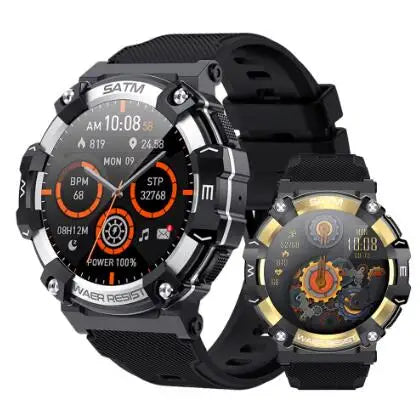PG666 Bluetooth Call Smart Watch Men Outdoor Rugged Sport Fitness Tracker Smartwatch Heart Rate Blood Pressure Oxygen Monitor