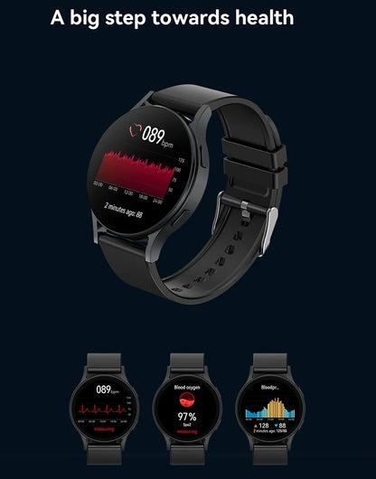 KESHUYOU New Smart Watch 6 Bluetooth Call Sports Health Monitoring Men Women Smart Watch Gift For Android IOS