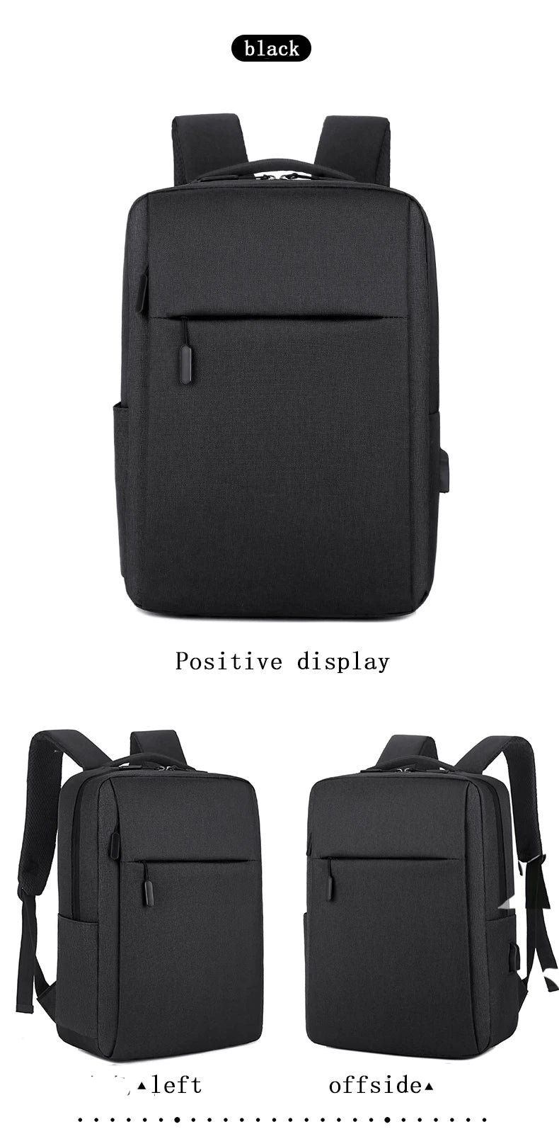 Lightweight Business Laptop Backpack, 13 Inch, 14 Inch, 15 Inch Computer Backpack, MEN'S AND WOMEN'S Travel Backpack, Student BA