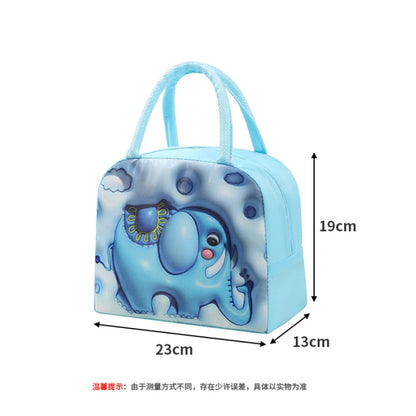 Kids Lunch Bag for School Portable Thermal Bag Children Cartoon Insulated Lunch Bag Cooler Bento Pouch Dinner Container Handbags
