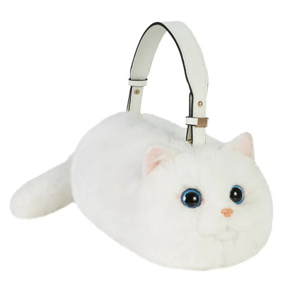 Shopping Coin Purse New Cute Popular Cat Small Bag Smooth Hand Feeling Not Easy To Lose Hair Net Red Chain Crossbody Bag