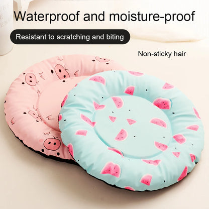 Cozy Pet Bed for Dogs & Cats Washable Round/Square House Cuddle Pad, Small Medium Large Mat for Puppy Kitten