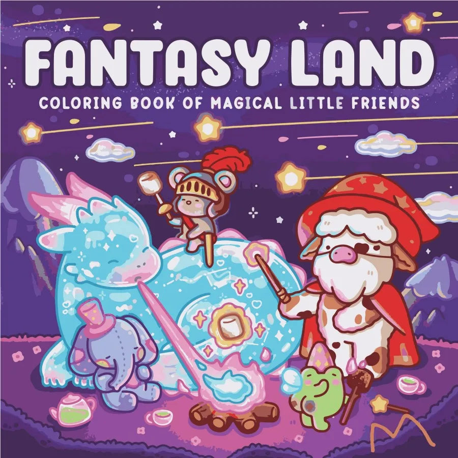 "Magical Creatures" coloring book: variou wonderful scenes and magical creatures, bringing a relaxing and enjoyable coloring jo