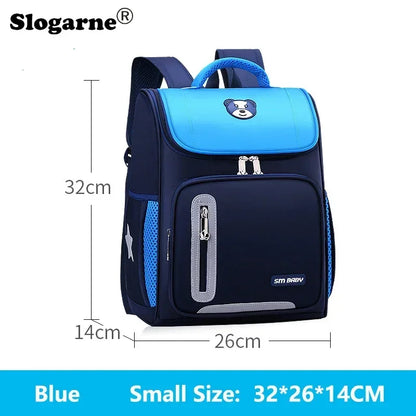 Students Simple Primary School Bags Boys 1-6 Grade Spine Protection Burden Reduction Schoolbag Girls Backpack Unisex Mochila Bag