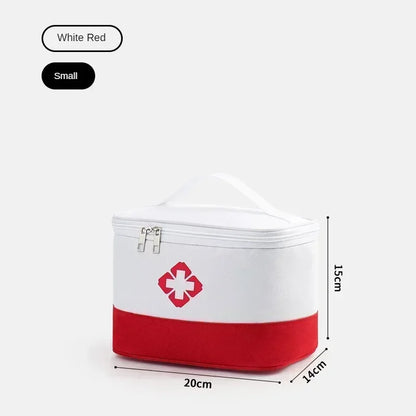 First Aid Kit Medicine Storage Bag Portable Outdoor Rescue Bag Household Large Capacity Medical Kit Storage Organizer