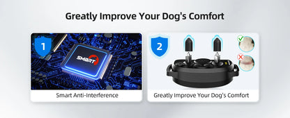 Automatic Anti Bark Collar Dog Training Bark Stopper with 5 Adjustable Sensitivity Beep Vibration Shock Collar IP67 Waterproof