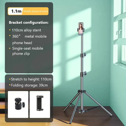 Selfie stick fully automatic multi-functional tripod mobile phone bracket desktop photo shoot Douyin the latest travel