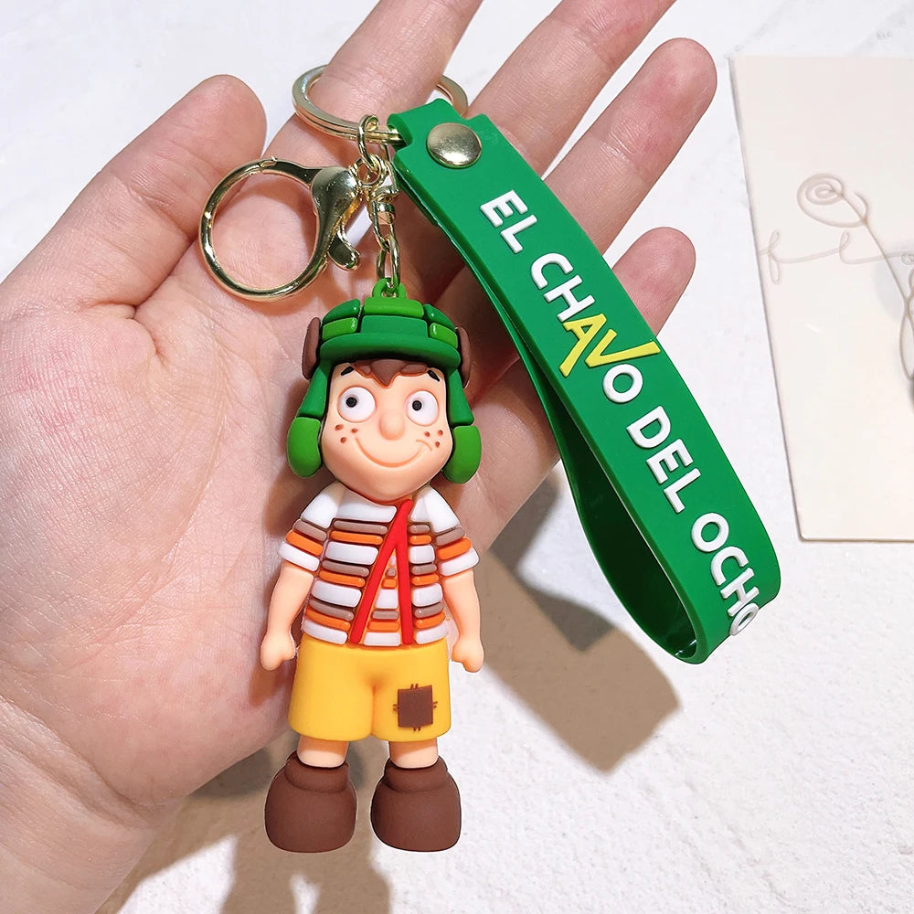 Hot Game Friday Night Funkin Keychain Cute 3D Model Silicon Keychain for Backpack Keyrings Accessories Fans Gifts Trinkets