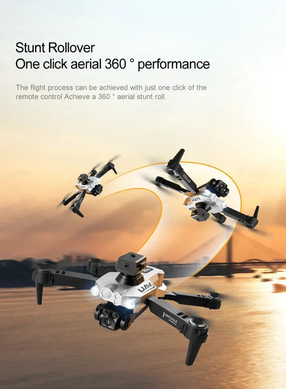 LU200 Drone 8K GPS Professional HD Aerial Photography Triple-Camera WIFI Omnidirectional Obstacle Avoidance Drone 10000M
