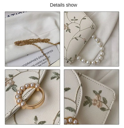 NEWEST Shell Beads Bags Fashion Sweet Bag Women's Handbags Lace Wedding Chic Lady Chain Women Shoulder Crossbody Bag