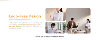 Hollyland Lark M2s Wireless Microphone System Noise Cancellation Lavalier Mic for iPhone Camera Android Video Vlog Interview